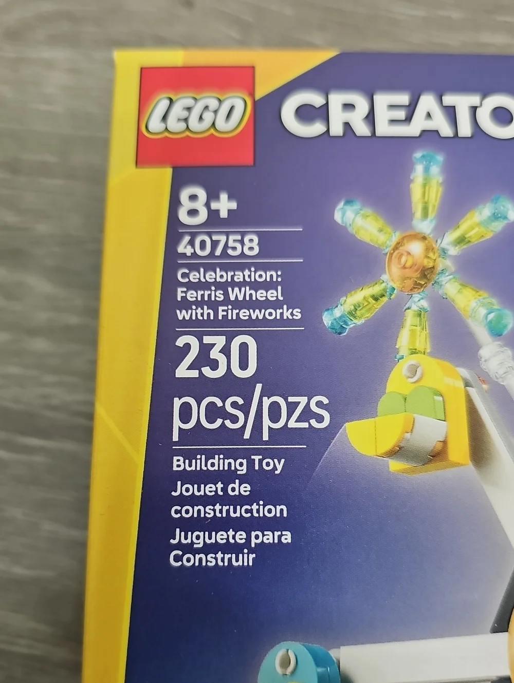Lego Creator Celebration Ferris Wheel With Fireworks 40758